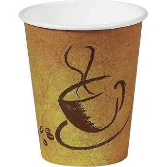 Graphic Packaging Paper Hot Cups, SoHo Design, 12 oz, 600 ct