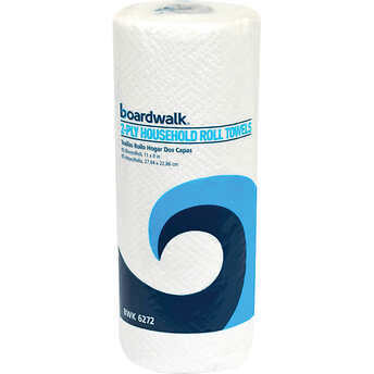 Boardwalk 2-Ply Paper Towels, 11" x 9", White, 85 Sheets, 30 ct