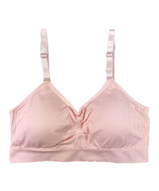 Heavenly Pink Seamless Wireless Scoop Neck Bra