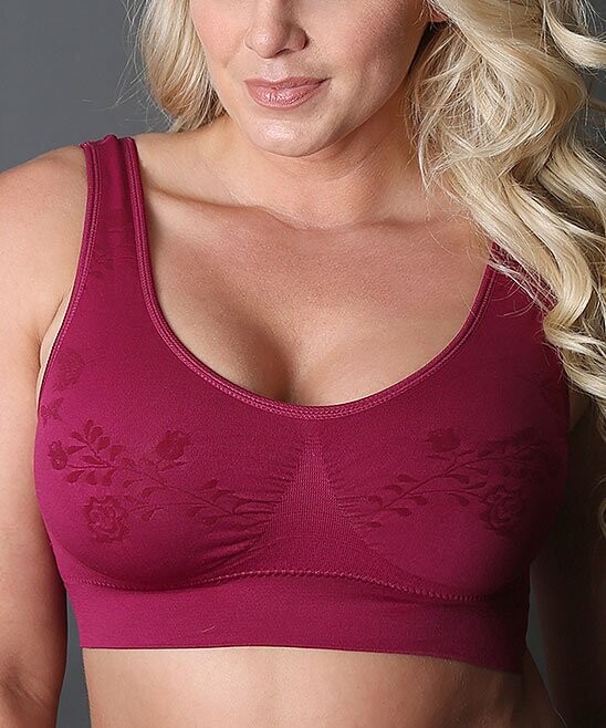 Beaujolais Floral Comfort Bra - Plus Too