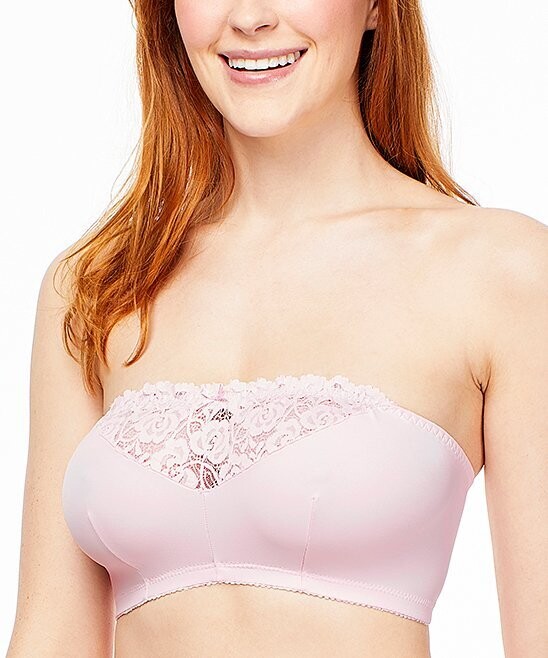Lace Wireless Strapless Bra - Plus Too