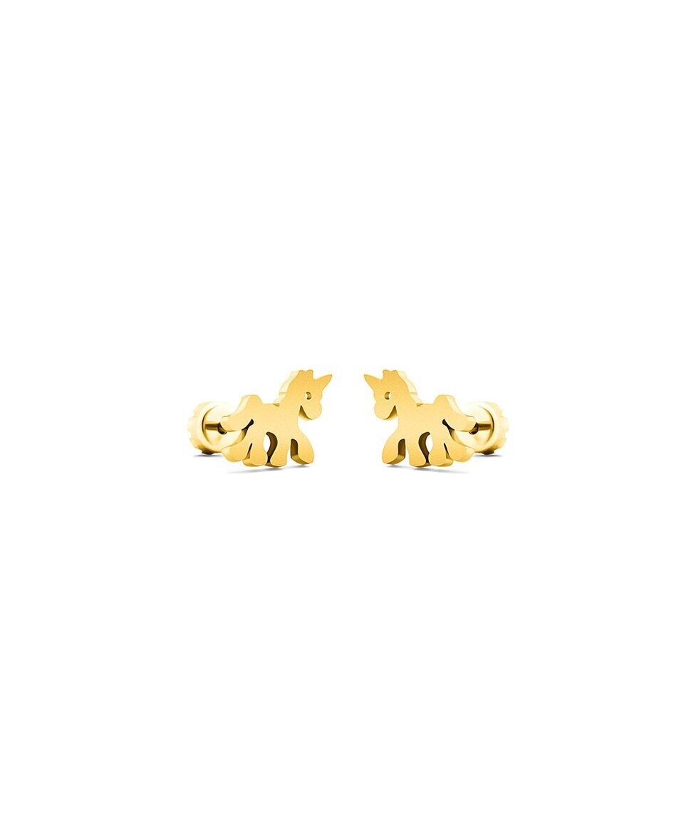 Goldtone Unicorn Stud Earrings Goldtone Unicorn Stud Earrings