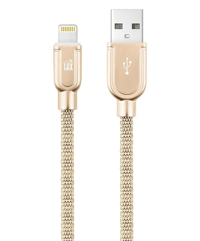 Bronze Lightning to USB Mesh Cable