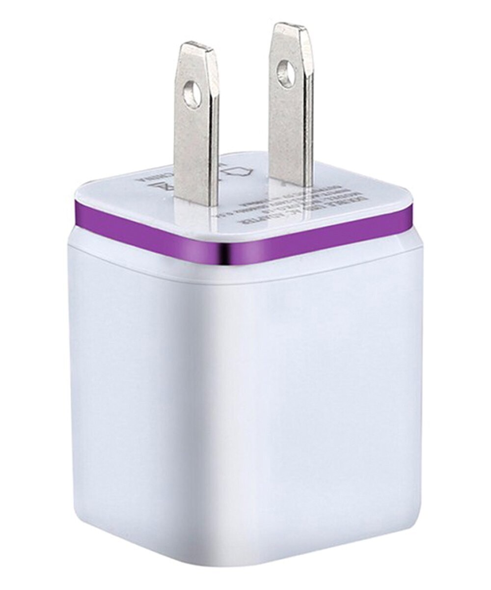 Purple Two-USB Wall Adapter Purple Two-USB Wall Adapter