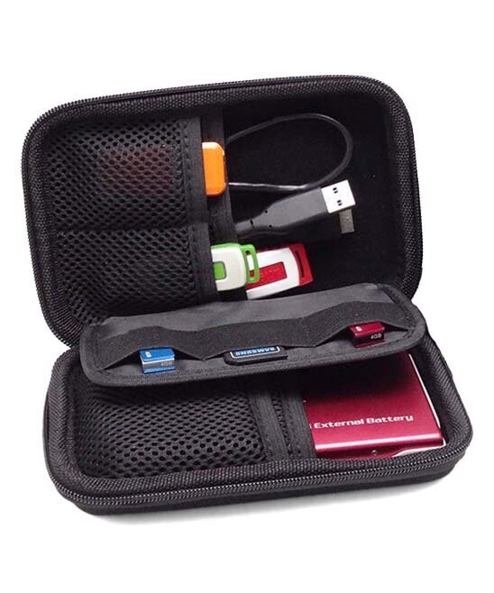 Black Waterproof Organizer Pouch