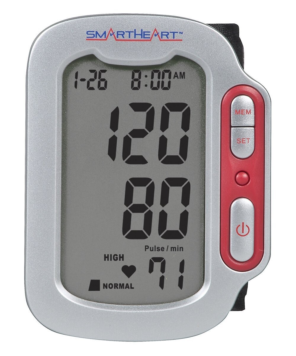 SmartHeart Automatic Digital Wrist Blood Pressure Monitor