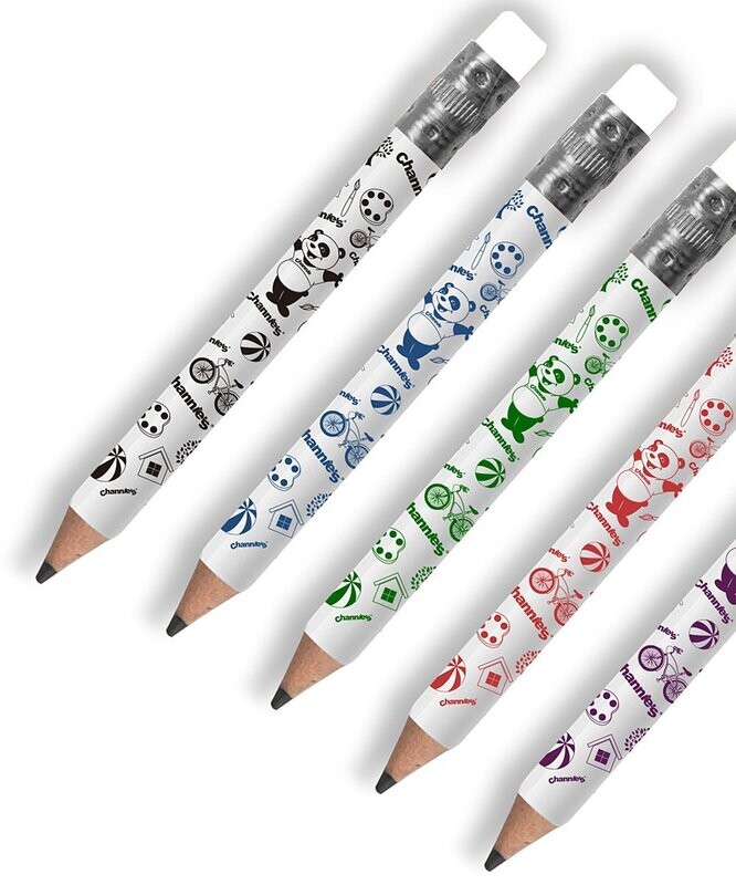 White Panda Pre-Sharpened Pencil