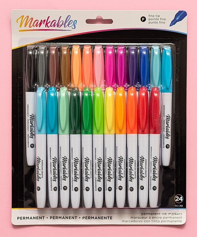 24-Ct. Permanent Marker Set