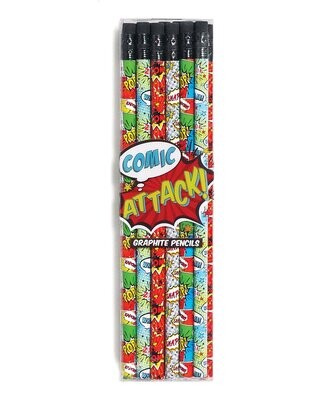 'Comic Attack' Graphite Pencil - Set of 12