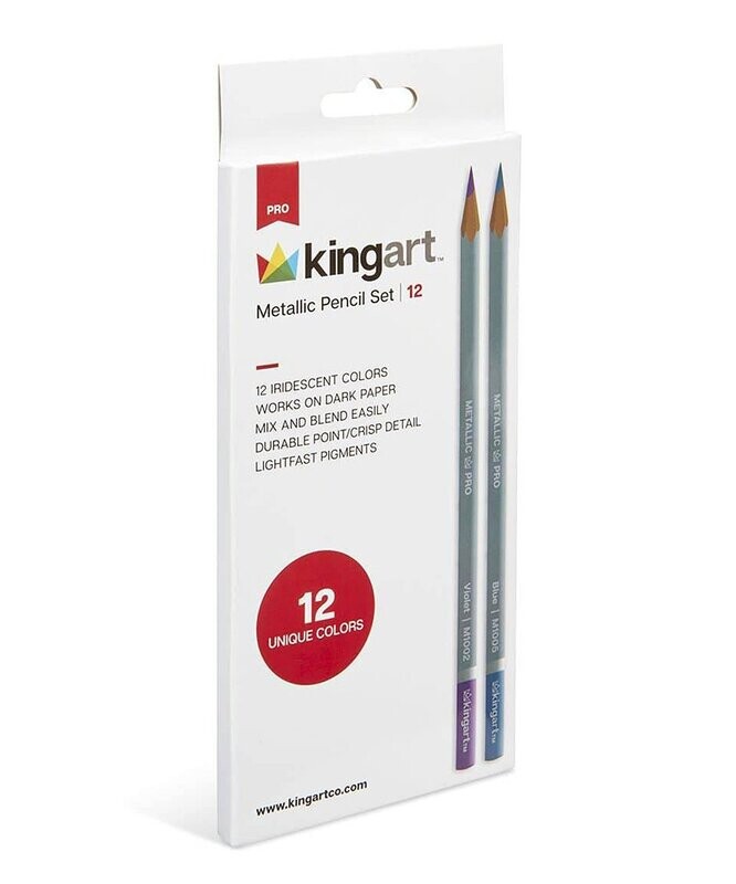12-Pc. Metallic Pencil Set