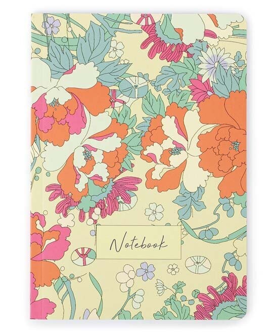 Flower Power Notebook - Yellow