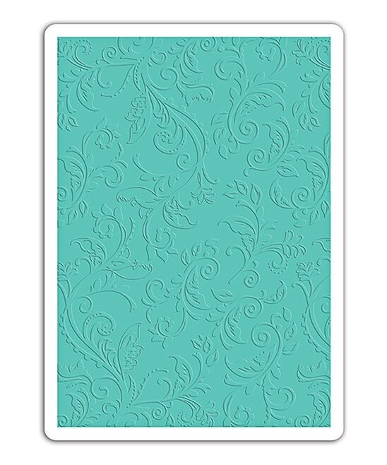 Rachael Bright Botanical Swirls Embossing Folder