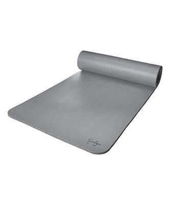 Gray Extra Thick Yoga Mat & Carrying Strap