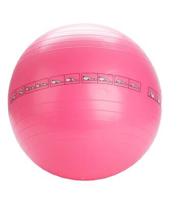 Pink Picture-Printed Yoga Ball
