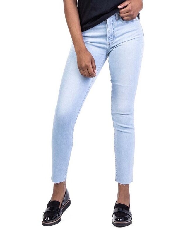 Faded Away Indigo High-Rise Skinny Jeans - Women