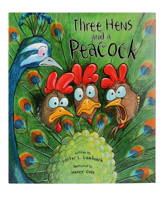 Three Hens and A Peacock Hardcover