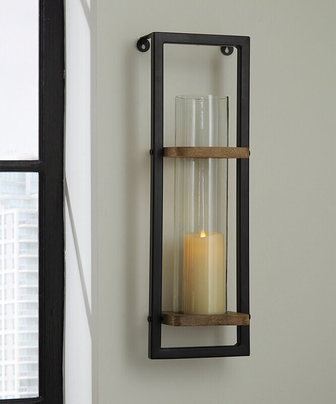 Natural & Black Colburn Wall Sconce