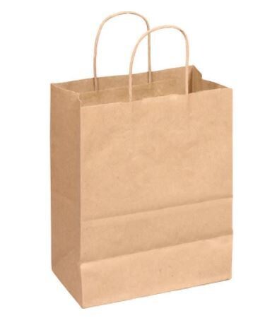 Duro Bag #60 Recycled Paper Handle Bag, Kraft, 250 ct Duro Bag #60 Recycled Paper Handle Bag, Kraft, 250 ct