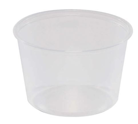 Fabri-Kal Plastic Deli Container, 16 oz, Clear, 500 ct Fabri-Kal Plastic Deli Container, 16 oz, Clear, 500 ct