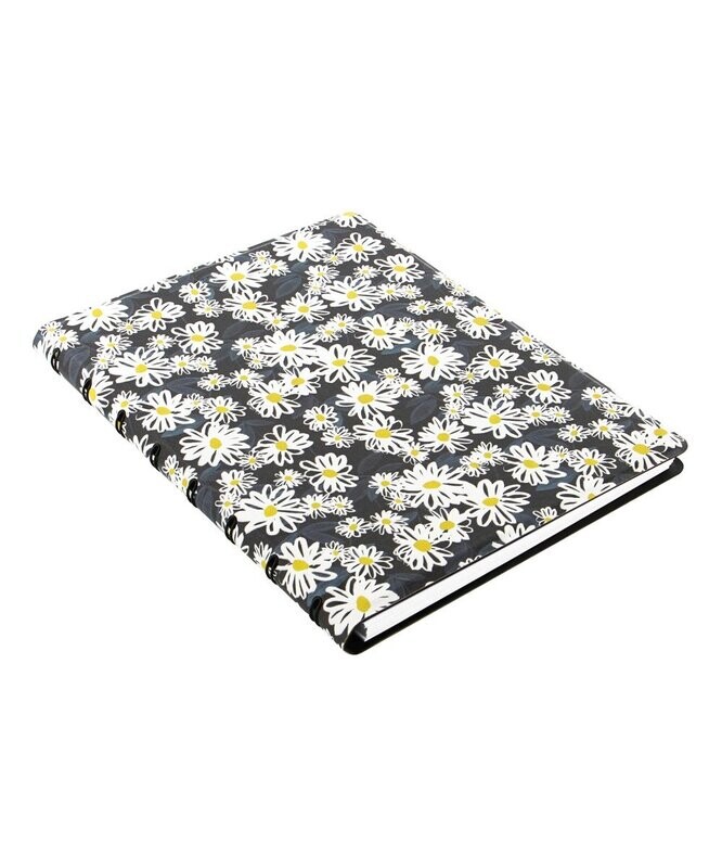 Navy Daisy Refillable Notebook
