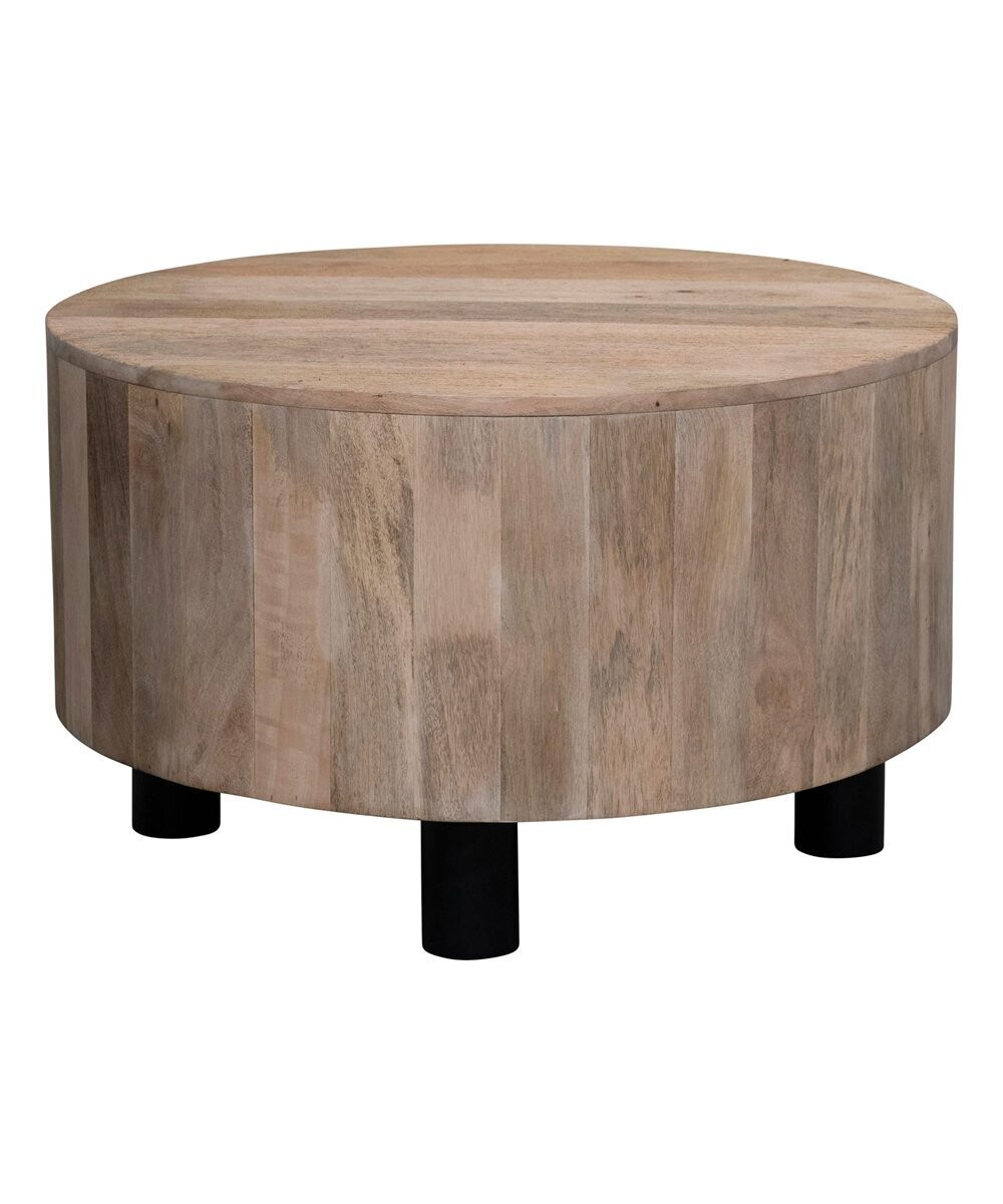 Brown Mango Wood Round Coffee Table Brown Mango Wood Round Coffee Table