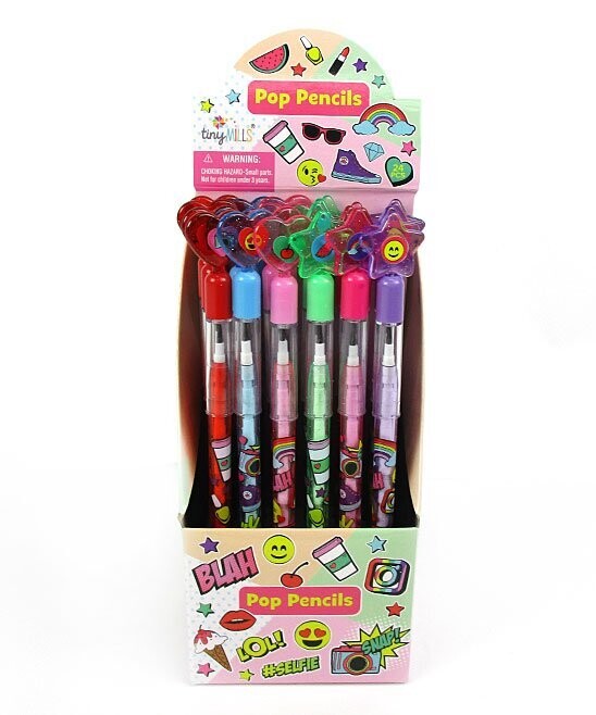 Fashion Emoji Stackable Push Point Pencils