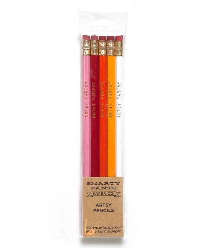 Artsy Fartsy Pencil - Set of Five