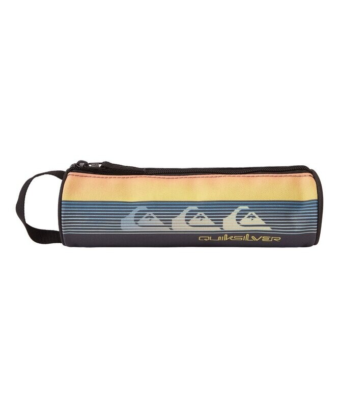 Iron Gate & Peach Ombré 'Quiksilver' Logo Pencil Case