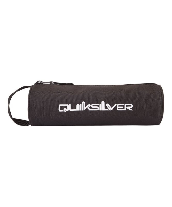 Black 'Quiksilver' Logo Pencil Case