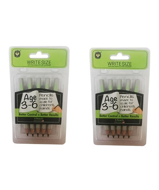 Ages 3-6 Write Size Pencil Set