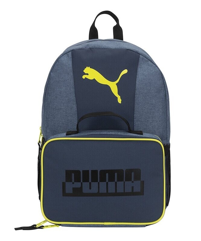 Blue & Yellow Combo Duo Backpack & Lunch Bag