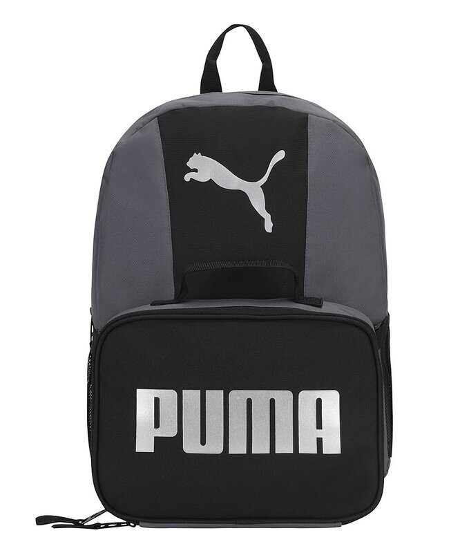 Medium Gray Combo Duo Backpack & Lunch Bag