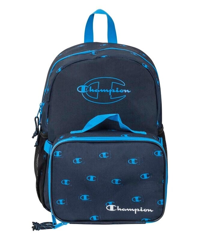 Navy Backpack & Lunch Box
