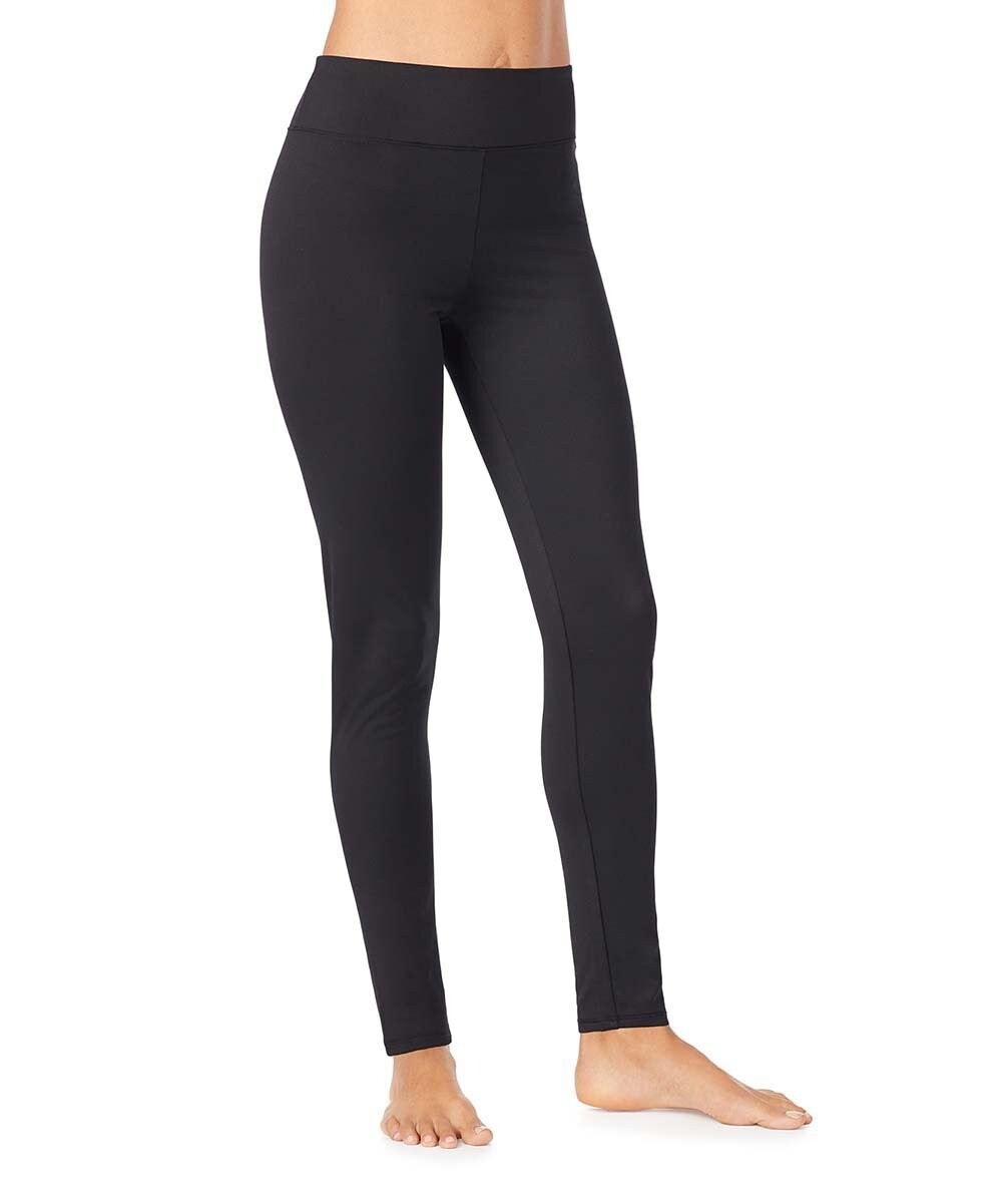 Black ThermaWear High-Waist Leggings - Women