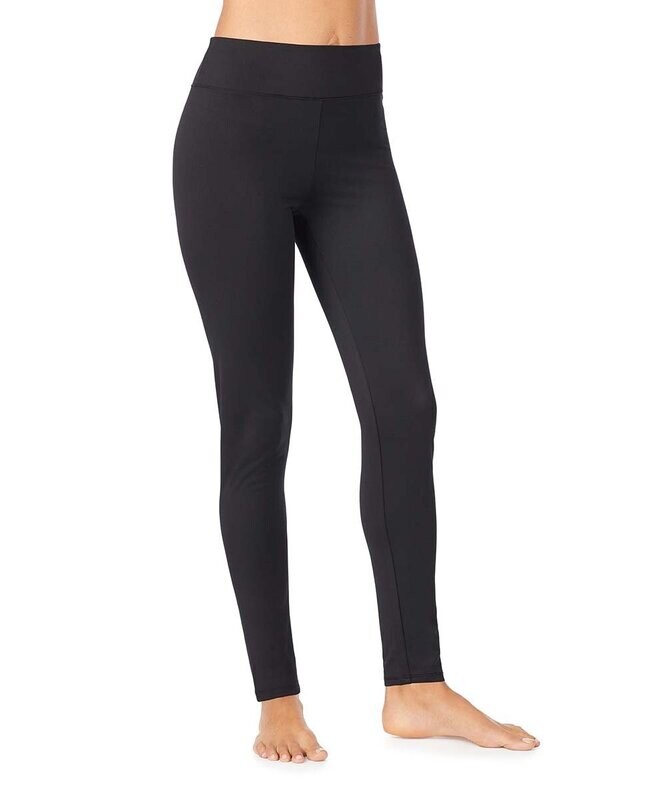 Black ThermaWear High-Waist Leggings - Women