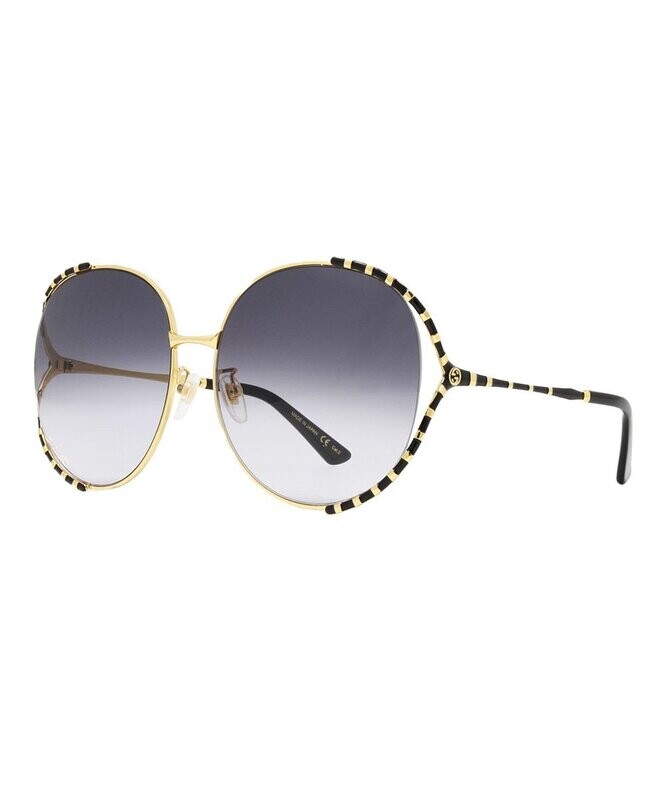 Gold & Smoke Oversize Sunglasses