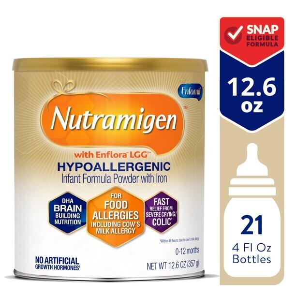 Nutramigen Hypoallergenic Infant Formula with Enflora LGG - Powder, 12.6