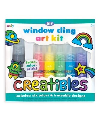 Creatibles Window Cling Art 7-Piece Craft Kit