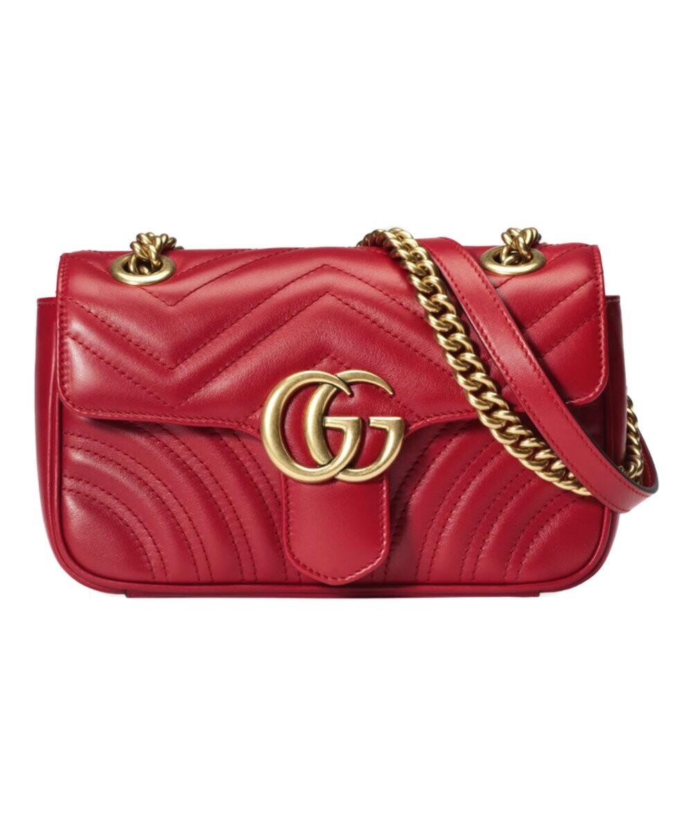 Gold Logo Marmont Crossbody Bag