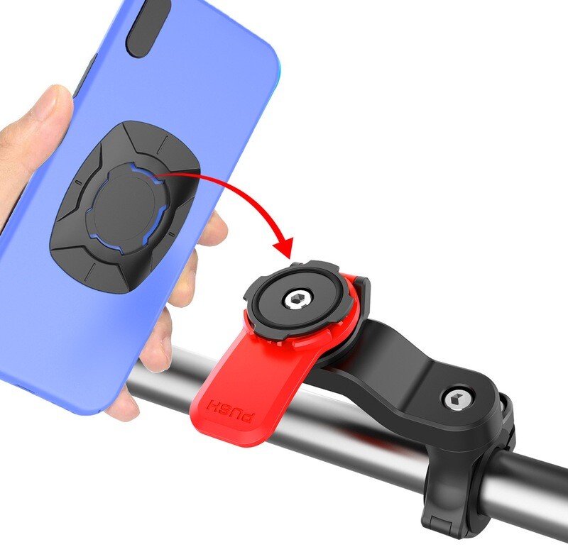 Factory Motorcycle Electric Vehicle Bicycle Riding Mobile Phone Stand Takeaway 360 Degree Rotating Stand HL-143A