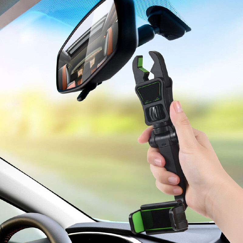 Car Mobile Phone Holder Rearview Mirror Mobile Phone Holder AR Navigation Universal
