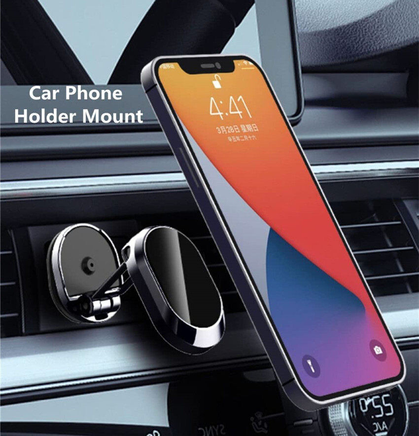 New 360 Rotating Folding Magnetic Bracket Car Mobile Phone Holder New 360 Rotating Folding Magnetic Bracket Car Mobile Phone Holder