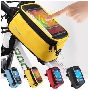 5th Generation 5C Bicycle Top Tube Bag Saddle Bag GPS Bag Touch Screen Mobile Phone Bag