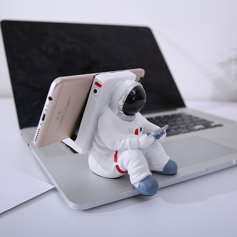 Astronaut Spaceman Mobile Phone Holder Resin
