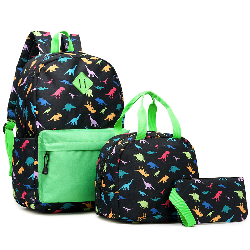 Three-piece Set Of Schoolbags For Primary And Middle School Three-piece Set Of Schoolbags For Primary And Middle School