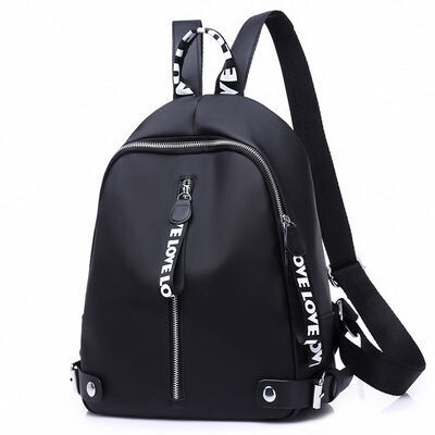 Backpack Spliced Waterproof Nylon Satchel Fashionable Colorful