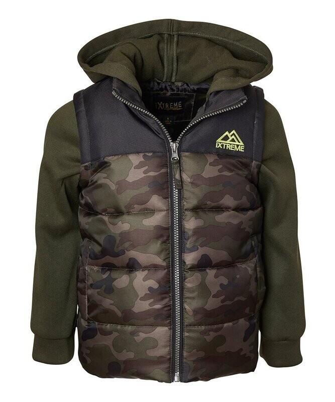 Rip stop Layered Puffer Vest - Infant, Toddler & Boys