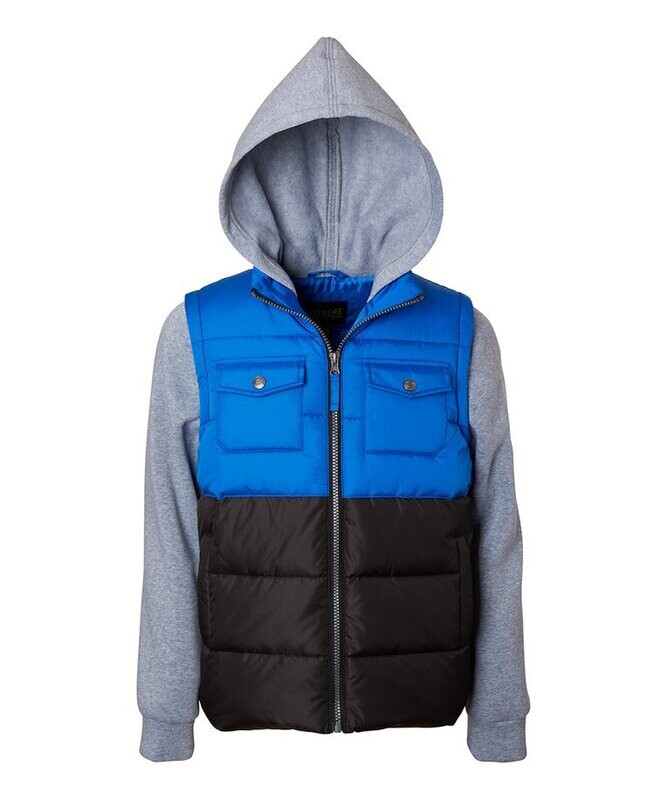 Block Layered Puffer Vest - Infant, Toddler & Boys