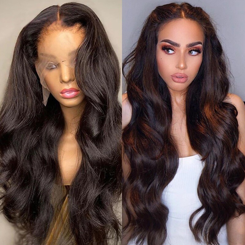 Body Wave Lace Front Wig Real Hair Wig Brazilian Hair