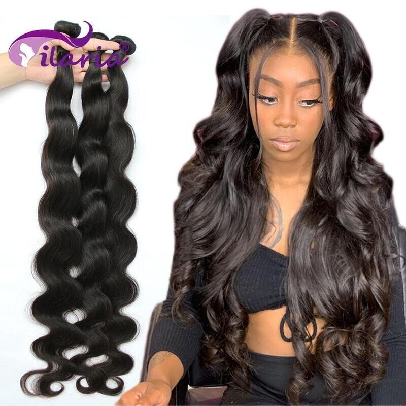 Brazilian Hair Weave Bundles 100% Human Hair